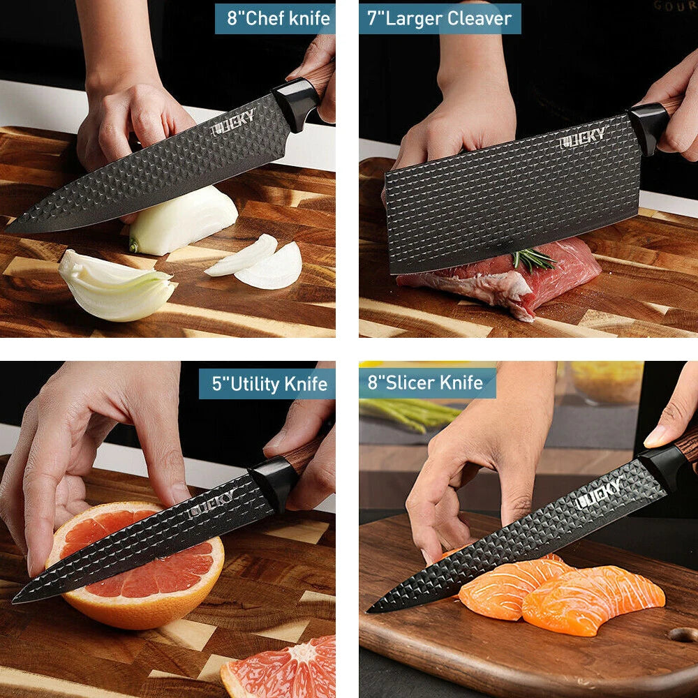 Stainless Steel 6-Piece Kitchen Knives Set
