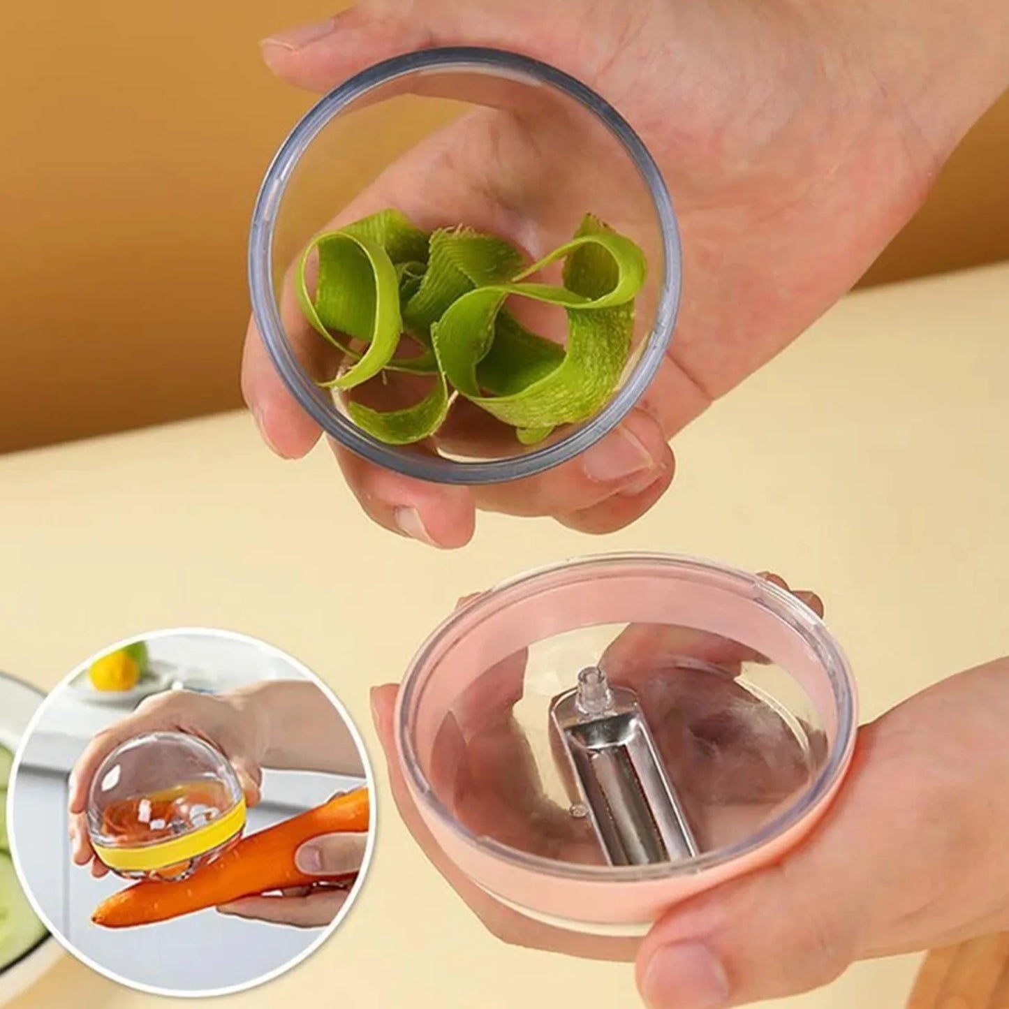 Creative Ball Shape Peeling Knife & Multi-functional Peeler