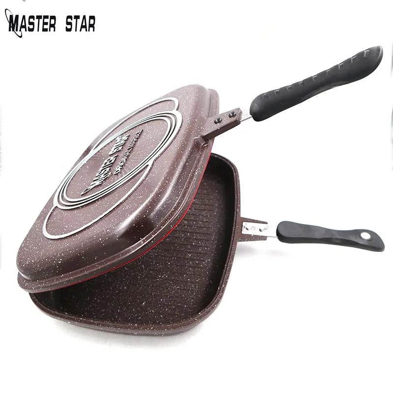 Master Star Double Sided Non-Stick Fry Pan - Gas Cookware