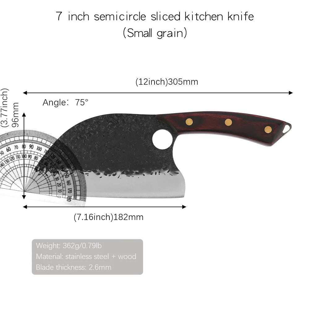 Serbian Chef Butcher Cleaver Knife