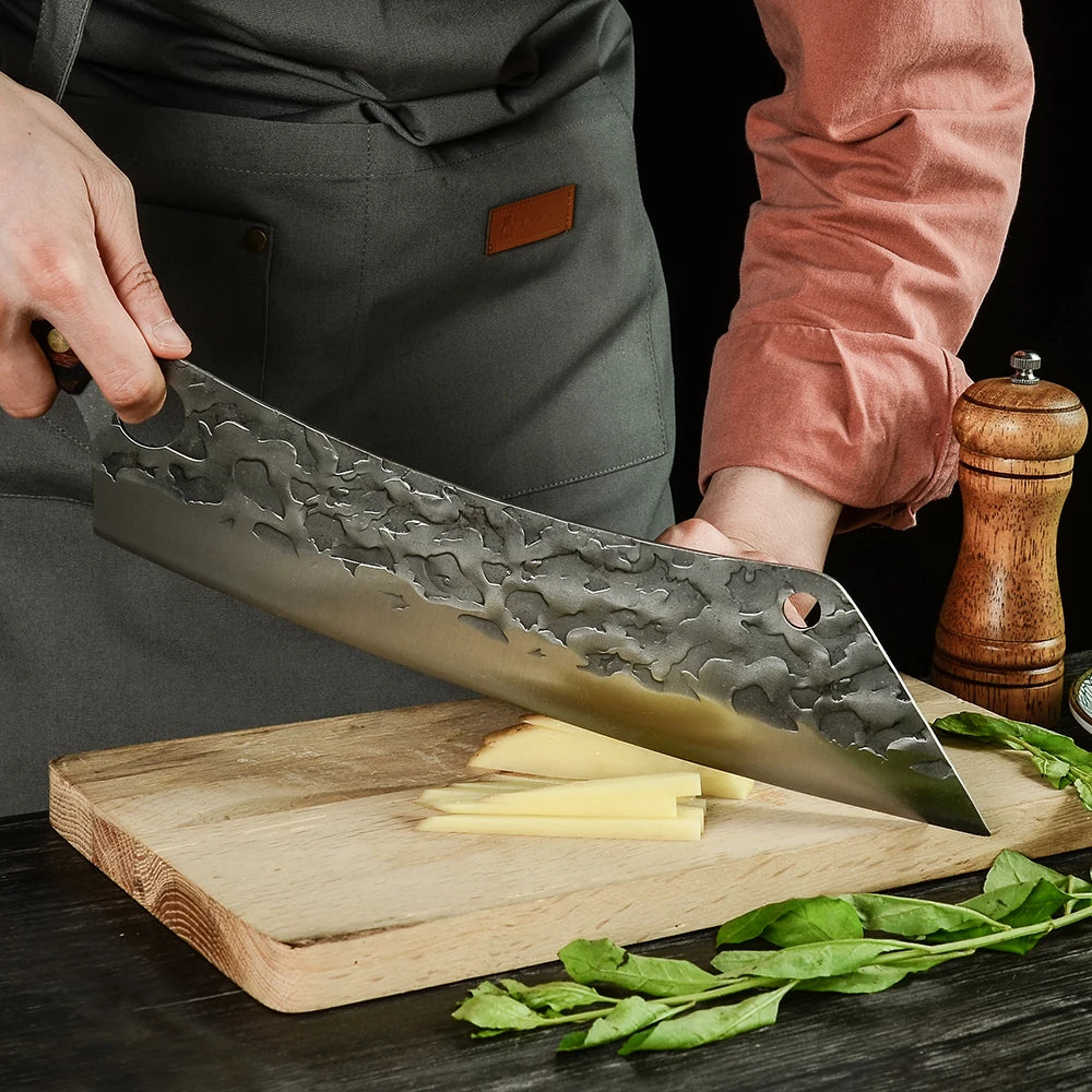 Sowoll High Carbon Steel 12-Inch Chef Knife