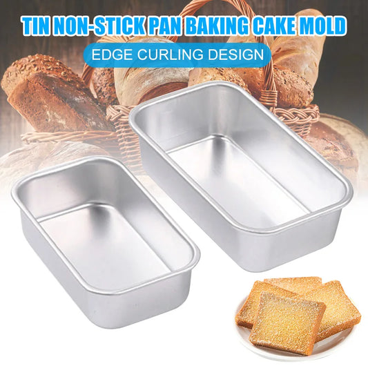 Aluminum Baking Mould - DIY Rectangular Toast Mold