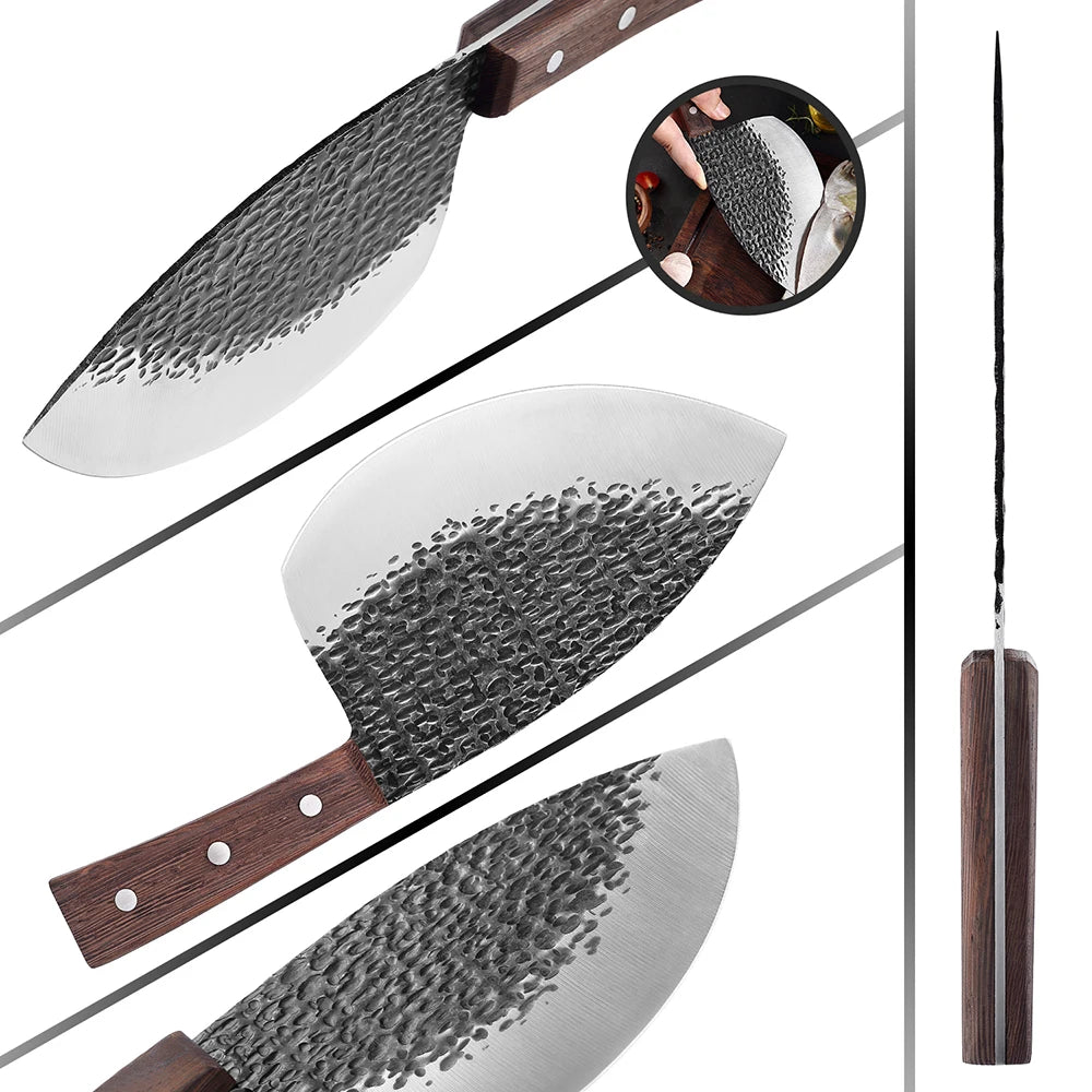 Forged Butcher Cleaver Knife for Survival