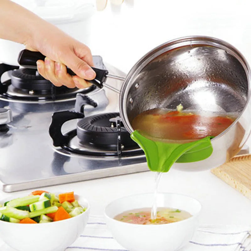 WALFOS Silicone Soup Funnel - Anti-Spill Kitchen Gadget