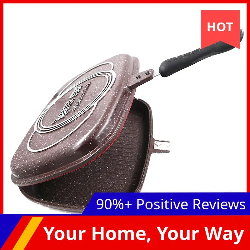 Master Star Double Sided Non-Stick Fry Pan - Gas Cookware
