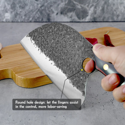 Serbian Chef Butcher Cleaver Knife