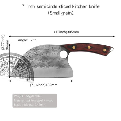Serbian Chef Butcher Cleaver Knife