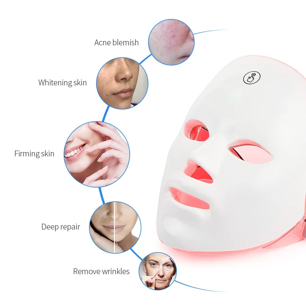 Rechargeable LED Facial Mask
