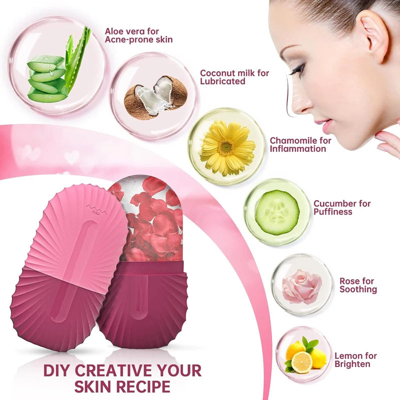 Silicone Ice Face Roller & Mold