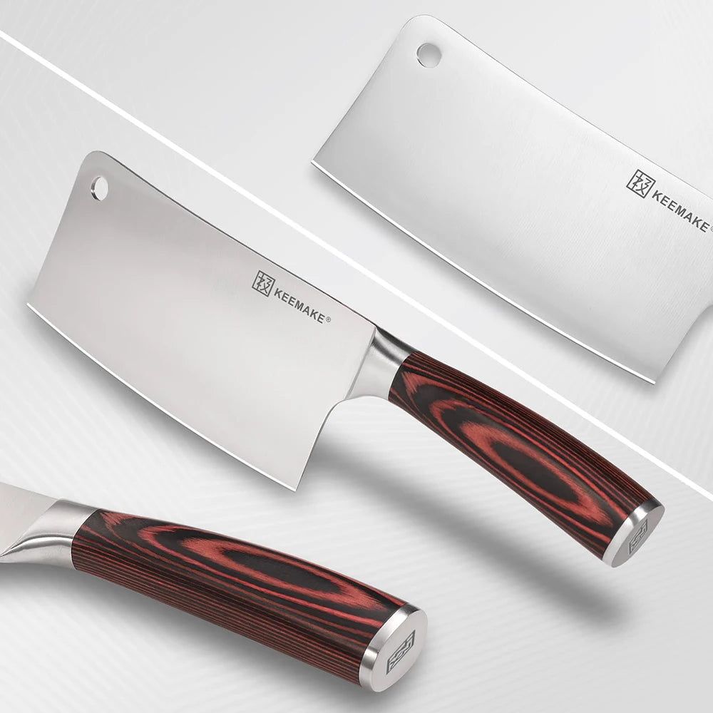 Chinese Cleaver Knife with Pakkawood Handle