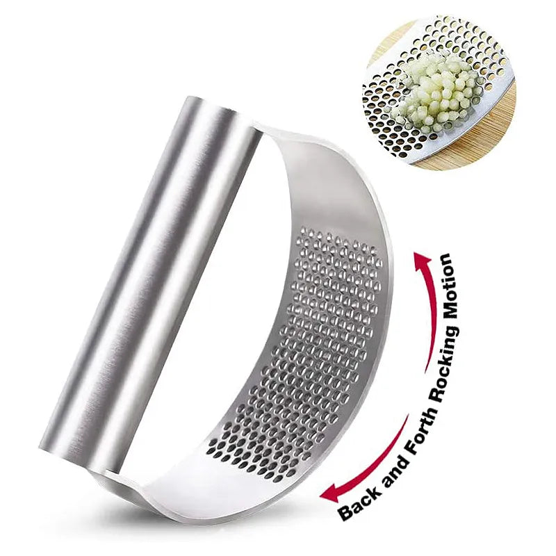 Upgraded Stainless Steel Garlic Press & Mincer