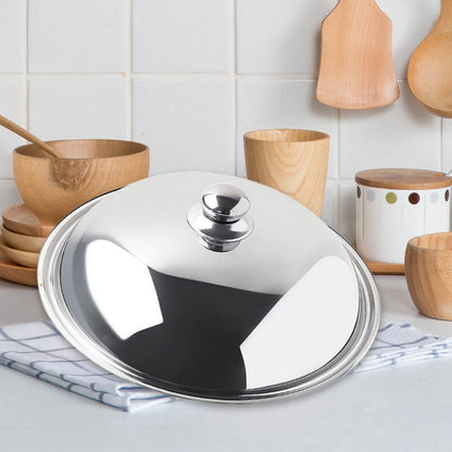 Stainless Steel Wok Lid Cover - Multipurpose Bakeware