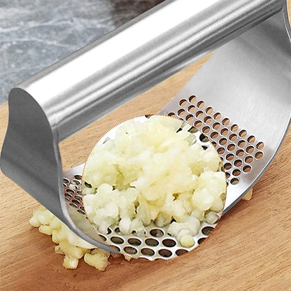 Upgraded Stainless Steel Garlic Press & Mincer