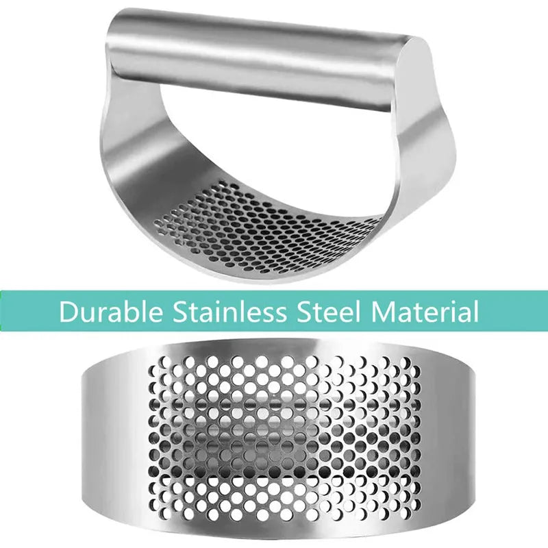 Upgraded Stainless Steel Garlic Press & Mincer