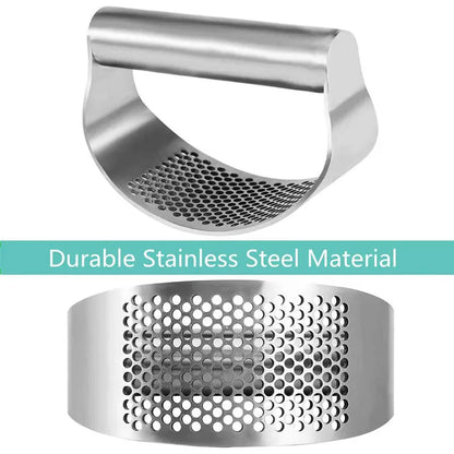 Upgraded Stainless Steel Garlic Press & Mincer