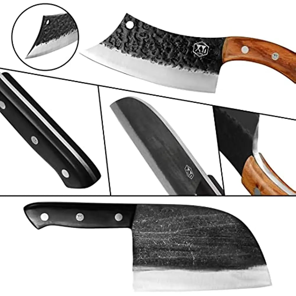 Handmade Forged Serbian Chef Knife Set
