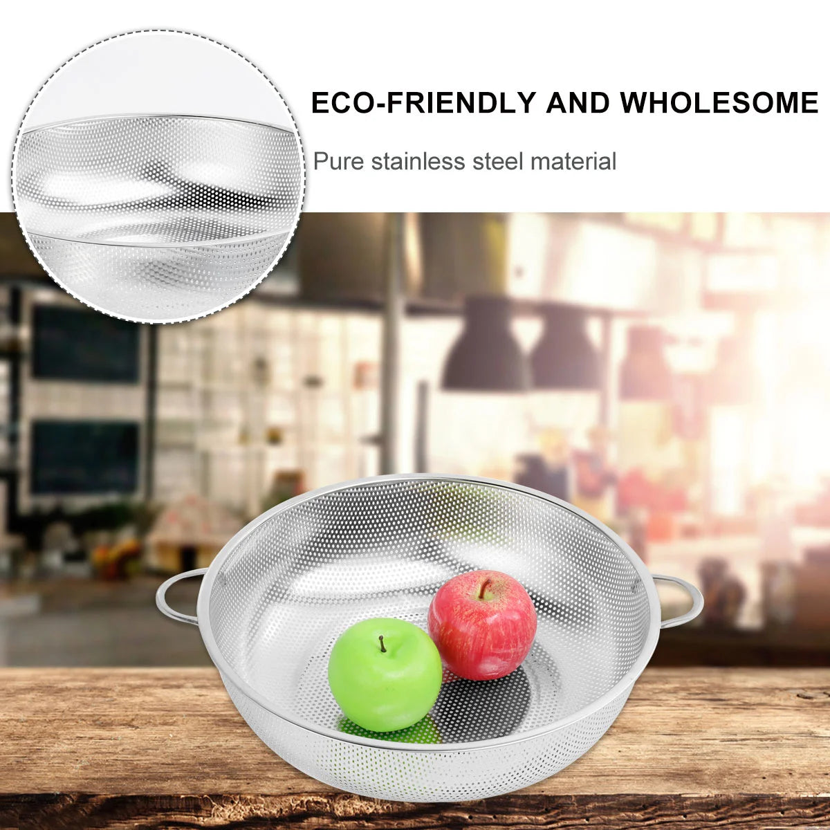 Cookware Basket Storage - Stainless Steel Rice Washing Machine