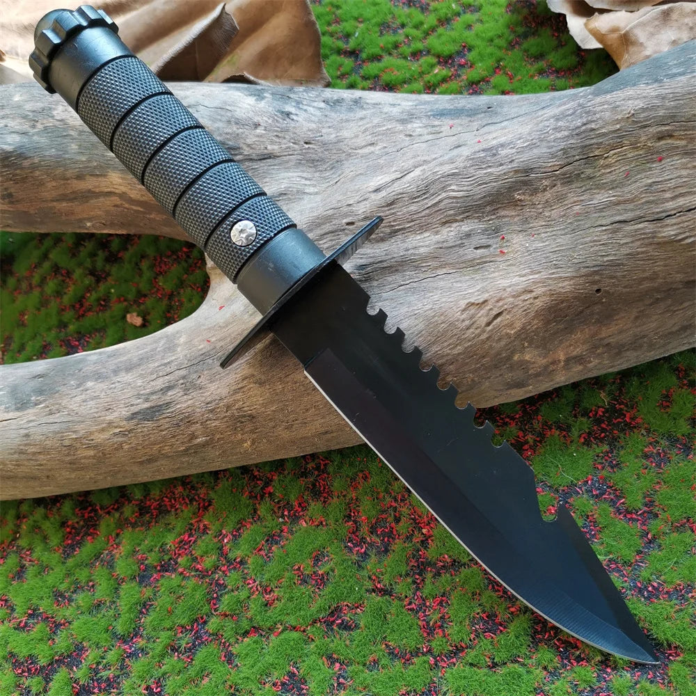 Tactical Survival Straight Knife for Outdoor Use