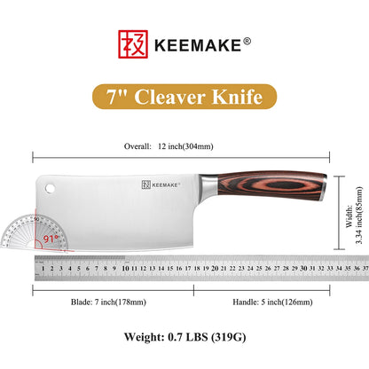 Chinese Cleaver Knife with Pakkawood Handle