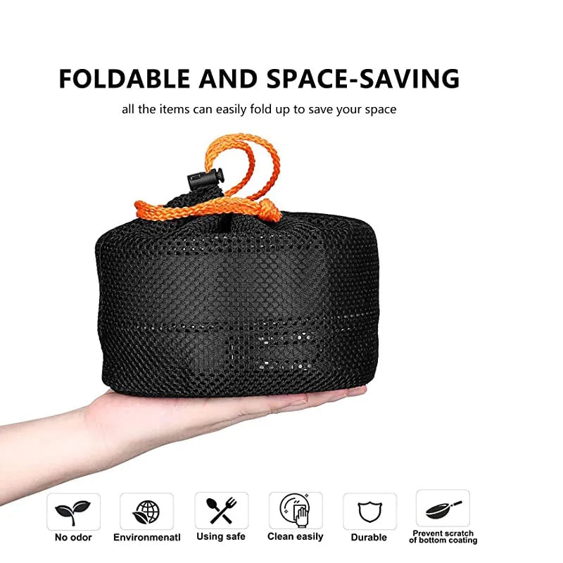 Portable Camping Tableware Cooking Set