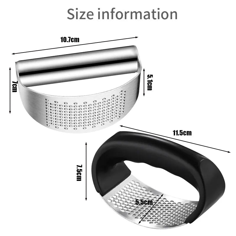Upgraded Stainless Steel Garlic Press & Mincer