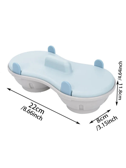 Microwave Oven Double Cup Egg Cooker Mold Steamer