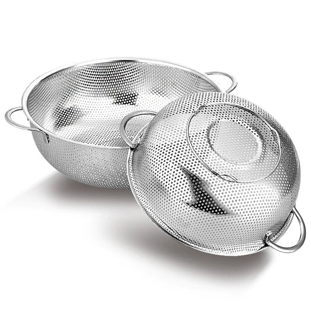 Cookware Basket Storage - Stainless Steel Rice Washing Machine
