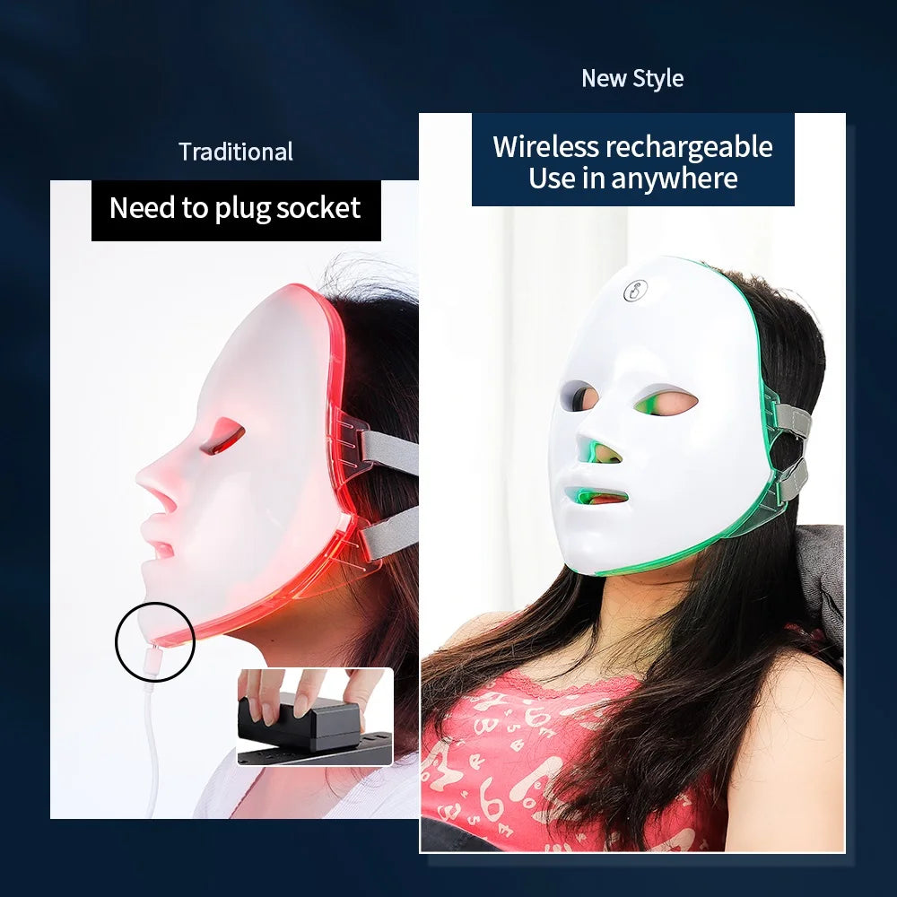 Rechargeable LED Facial Mask