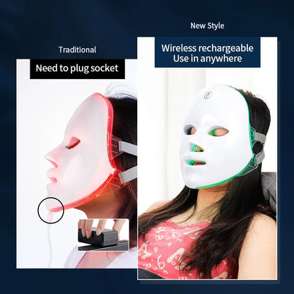 Rechargeable LED Facial Mask