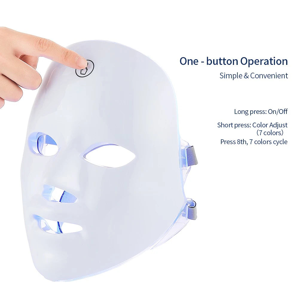 Rechargeable LED Facial Mask
