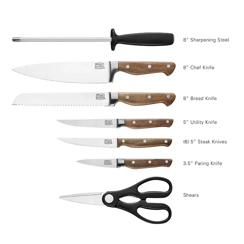 Chicago Cutlery Precision Cut 15-Piece Knife Set