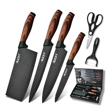 Stainless Steel 6-Piece Kitchen Knives Set