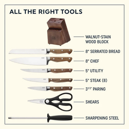 Chicago Cutlery Precision Cut 15-Piece Knife Set
