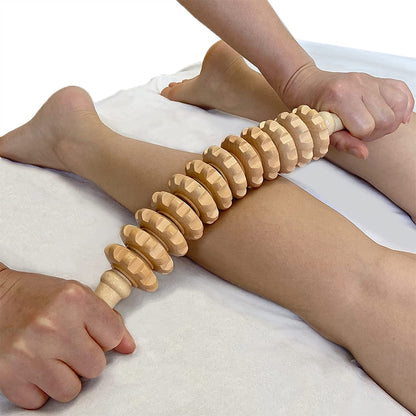 Wood Therapy Roller: Cellulite Massage Tool
