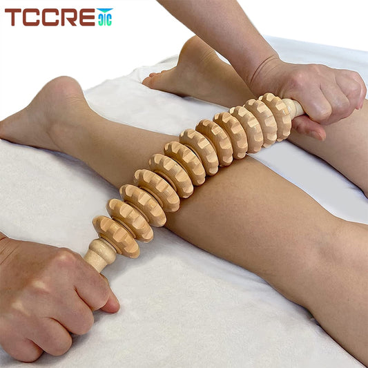 Wood Therapy Roller: Cellulite Massage Tool